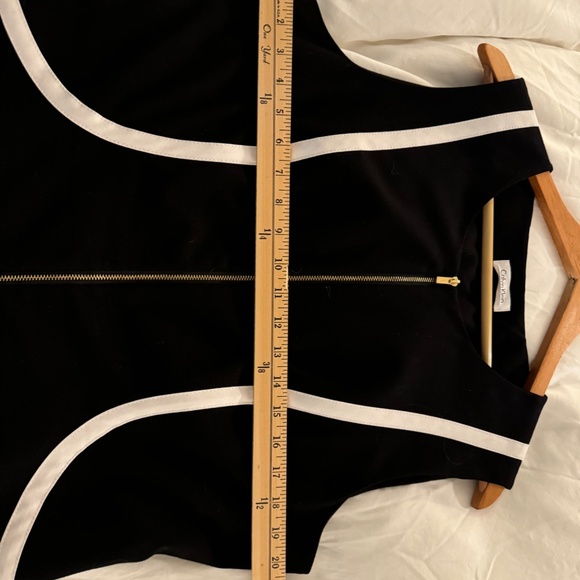 Calvin Klein Bodycon Zip Front Sheath Dress - Picture 3 of 6